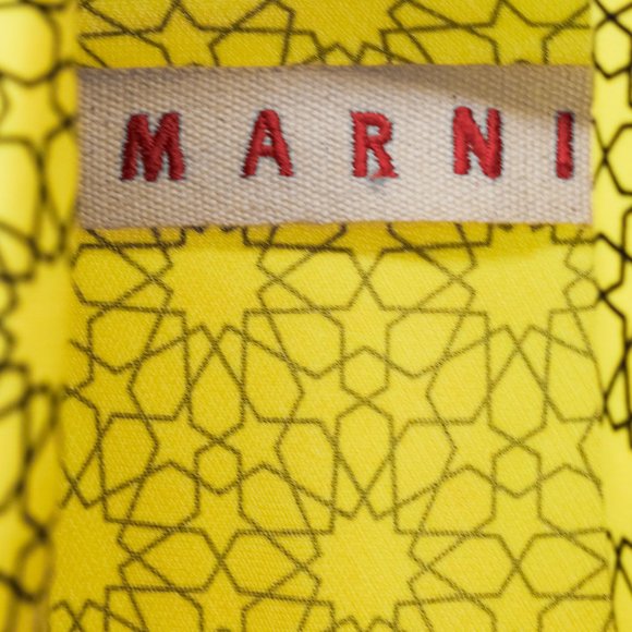 Marni AW/11 Geometric Tie Neck Ruffle Blouse - Picture 4 of 10